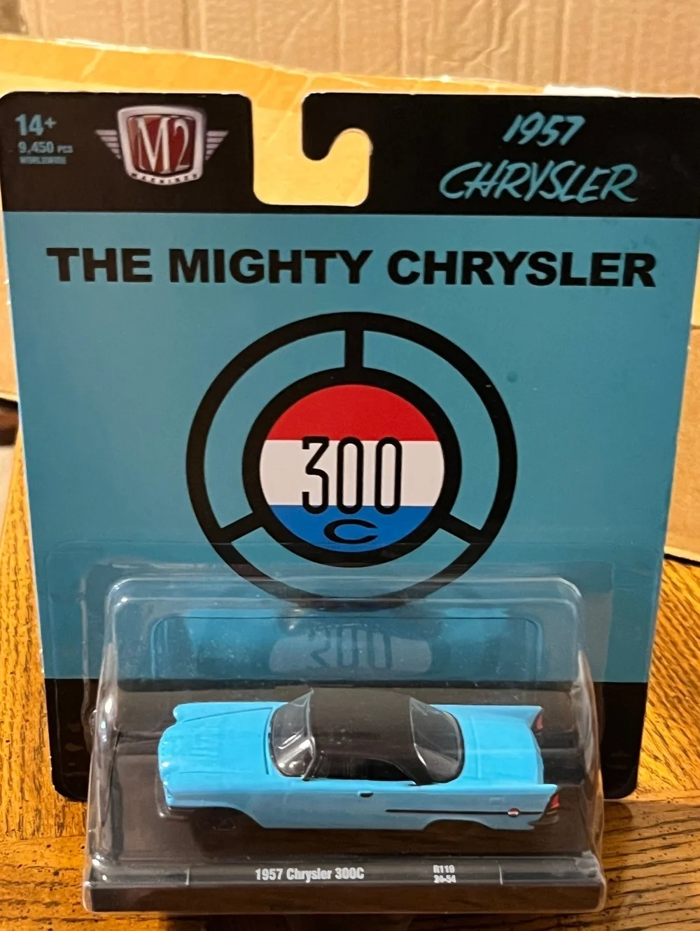 Mighty 1957 Chrysler 300C Diecast Model Car - Retro Cool!